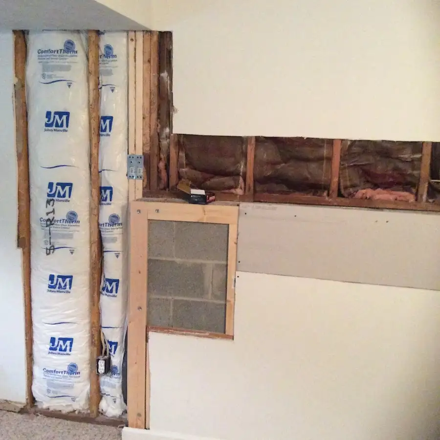 Wall insulation replacement during Structural Drying in Lewisville